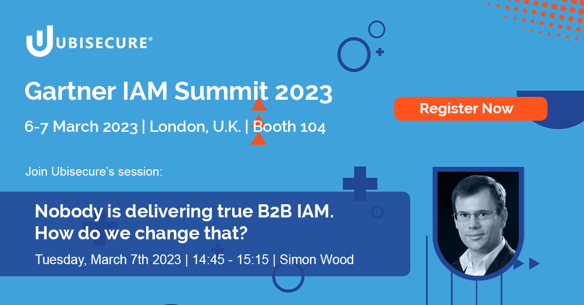 Ubisecure at the Gartner IAM Summit 67th March 2023, London